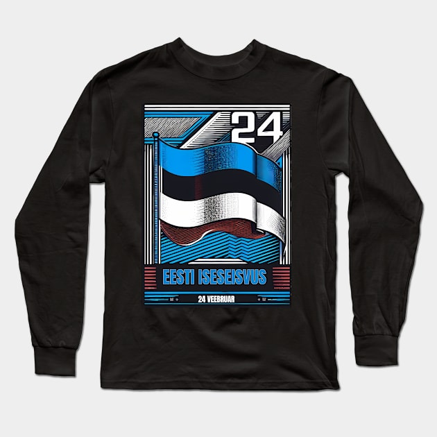 Estonian independence Long Sleeve T-Shirt by TaevasDesign